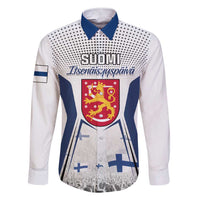 Personalised Finland Independence Day Family Matching Short Sleeve Bodycon Dress and Hawaiian Shirt Suomi Coat Of Arms Special Version LT01