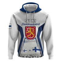 Personalised Finland Independence Day Hoodie Suomi Coat Of Arms Special Version LT01