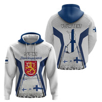 Personalised Finland Independence Day Hoodie Suomi Coat Of Arms Special Version LT01