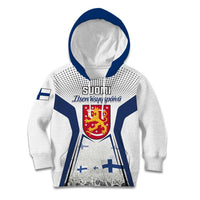 Personalised Finland Independence Day Kid Hoodie Suomi Coat Of Arms Special Version LT01