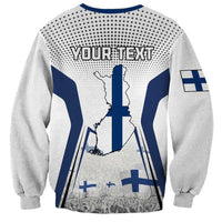 Personalised Finland Independence Day Sweatshirt Suomi Coat Of Arms Special Version LT01