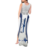 Personalised Finland Independence Day Tank Maxi Dress Suomi Coat Of Arms Special Version LT01