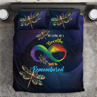 As Long As I Breathe You'll Be Remembered Bedding Set Feather Infinity Luxury Dragonfly - Wonder Print Shop