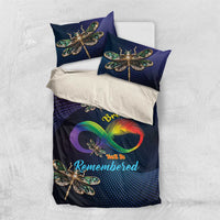 As Long As I Breathe You'll Be Remembered Bedding Set Feather Infinity Luxury Dragonfly - Wonder Print Shop