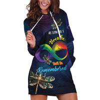 Personalized As Long As I Breathe You'll Be Remembered Hoodie Dress Feather Infinity Luxury Dragonfly - Wonder Print Shop