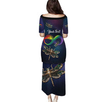 Personalized As Long As I Breathe You'll Be Remembered Puletasi Feather Infinity Luxury Dragonfly - Wonder Print Shop