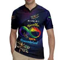 Personalized As Long As I Breathe You'll Be Remembered Rugby Jersey Feather Infinity Luxury Dragonfly - Wonder Print Shop