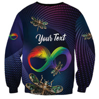 Personalized As Long As I Breathe You'll Be Remembered Sweatshirt Feather Infinity Luxury Dragonfly - Wonder Print Shop
