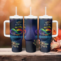 Personalized As Long As I Breathe You'll Be Remembered Tumbler With Handle Feather Infinity Luxury Dragonfly - Wonder Print Shop