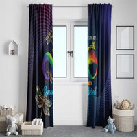 As Long As I Breathe You'll Be Remembered Window Curtain Feather Infinity Luxury Dragonfly - Wonder Print Shop