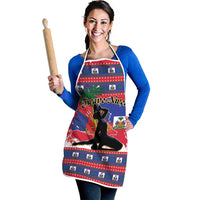 Ayiti Jwaye Nwel Apron Haiti Merry Christmas - Wonder Print Shop