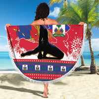 Ayiti Jwaye Nwel Beach Blanket Haiti Merry Christmas - Wonder Print Shop