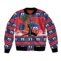 Personalized Ayiti Jwaye Nwel Bomber Jacket Haiti Merry Christmas - Wonder Print Shop