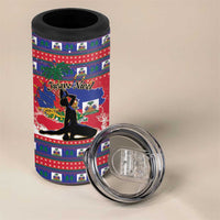Personalized Ayiti Jwaye Nwel 4 in 1 Can Cooler Tumbler Haiti Merry Christmas - Wonder Print Shop