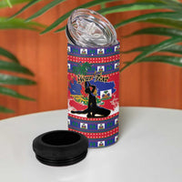 Personalized Ayiti Jwaye Nwel 4 in 1 Can Cooler Tumbler Haiti Merry Christmas - Wonder Print Shop