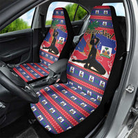 Ayiti Jwaye Nwel Car Seat Cover Haiti Merry Christmas - Wonder Print Shop