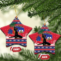 Ayiti Jwaye Nwel Ceramic Ornament Haiti Merry Christmas - Wonder Print Shop