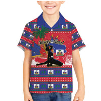 Personalized Ayiti Jwaye Nwel Family Matching Mermaid Dress and Hawaiian Shirt Haiti Merry Christmas - Wonder Print Shop