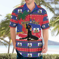Personalized Ayiti Jwaye Nwel Hawaiian Shirt Haiti Merry Christmas - Wonder Print Shop