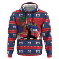 Personalized Ayiti Jwaye Nwel Hoodie Haiti Merry Christmas - Wonder Print Shop