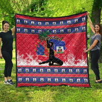 Ayiti Jwaye Nwel Quilt Haiti Merry Christmas - Wonder Print Shop
