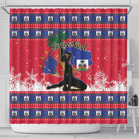Ayiti Jwaye Nwel Shower Curtain Haiti Merry Christmas - Wonder Print Shop