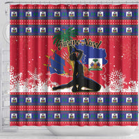 Ayiti Jwaye Nwel Shower Curtain Haiti Merry Christmas - Wonder Print Shop