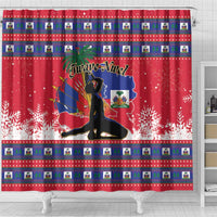 Ayiti Jwaye Nwel Shower Curtain Haiti Merry Christmas - Wonder Print Shop