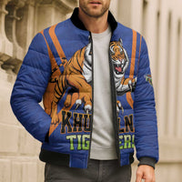 Custom Khulna Cricket Tigers Bomber Puffer Jacket Ready to Roar - Wonder Print Shop