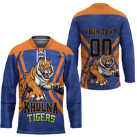 Custom Khulna Cricket Tigers Hockey Jersey Ready to Roar - Wonder Print Shop