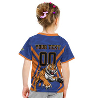 Custom Khulna Cricket Tigers Kid T Shirt Ready to Roar - Wonder Print Shop