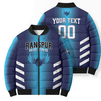 Custom Rangpur Cricket Riders Bomber Puffer Jacket Joyer Lorai - Wonder Print Shop