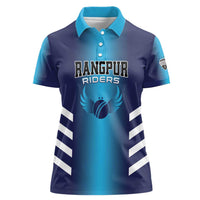 Custom Rangpur Cricket Riders Women Polo Shirt Joyer Lorai - Wonder Print Shop