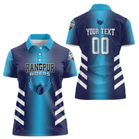 Custom Rangpur Cricket Riders Women Polo Shirt Joyer Lorai - Wonder Print Shop