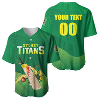 Custom Sylhet Cricket Titans Baseball Jersey Rise Of Titans - Wonder Print Shop