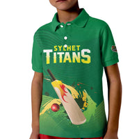 Custom Sylhet Cricket Titans Kid Polo Shirt Rise Of Titans - Wonder Print Shop