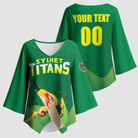 Custom Sylhet Cricket Titans Kimono Sleeve Blouse Rise Of Titans - Wonder Print Shop