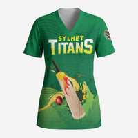 Custom Sylhet Cricket Titans Scrub Top Rise Of Titans - Wonder Print Shop