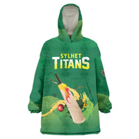 Custom Sylhet Cricket Titans Wearable Blanket Hoodie Rise Of Titans - Wonder Print Shop