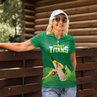 Custom Sylhet Cricket Titans Women Polo Shirt Rise Of Titans - Wonder Print Shop