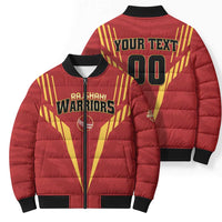 Custom Rajshahi Cricket Warriors Bomber Puffer Jacket Keep Shining - Wonder Print Shop