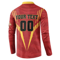 Custom Rajshahi Cricket Warriors Button Sweatshirt Keep Shining - Wonder Print Shop