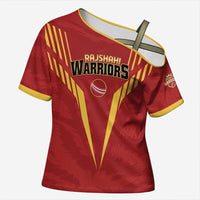 Custom Rajshahi Cricket Warriors Cross Shoulder Shirt Keep Shining - Wonder Print Shop
