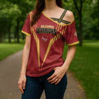 Custom Rajshahi Cricket Warriors Cross Shoulder Shirt Keep Shining - Wonder Print Shop