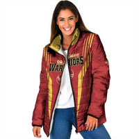 Custom Rajshahi Cricket Warriors Padded Jacket Keep Shining - Wonder Print Shop