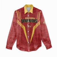 Custom Rajshahi Cricket Warriors Women Casual Shirt Keep Shining - Wonder Print Shop