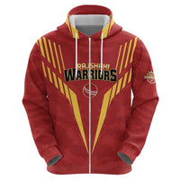 Custom Rajshahi Cricket Warriors Zip Hoodie Keep Shining - Wonder Print Shop