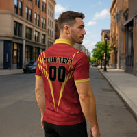 Custom Rajshahi Cricket Warriors Zipper Polo Shirt Keep Shining - Wonder Print Shop