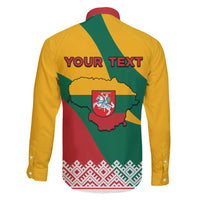 Lithuania Independence Day Personalized Family Matching Short Sleeve Bodycon Dress and Hawaiian Shirt Lietuva Vytis 106th Anniversary - Wonder Print Shop