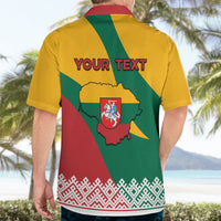 Lithuania Independence Day Personalized Hawaiian Shirt Lietuva Vytis 106th Anniversary - Wonder Print Shop